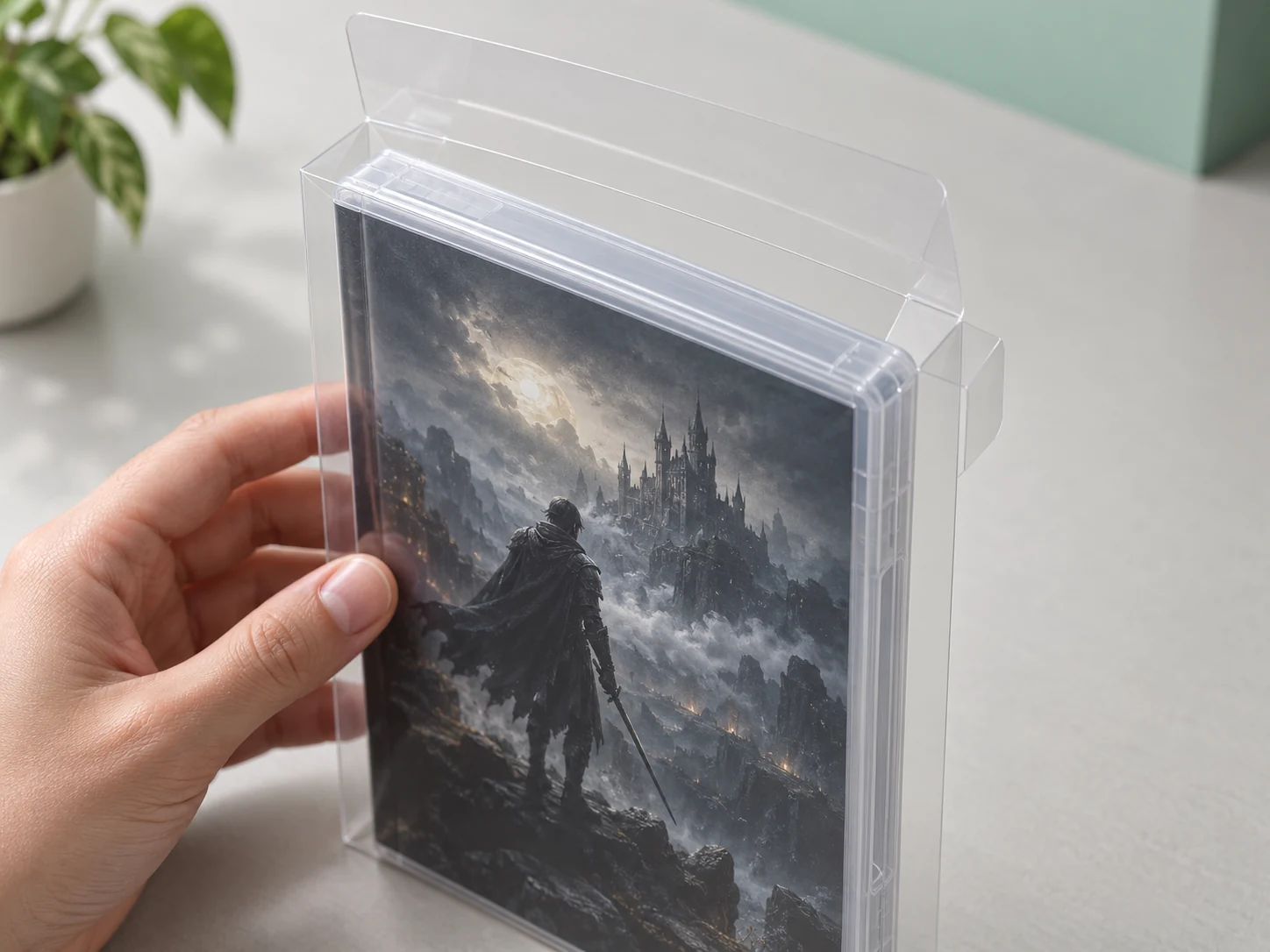 Коробка игры в прозрачном складном чехле